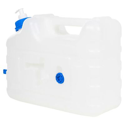 vidaXL Water Container with Tap and Soap Dispenser 10 L Plastic