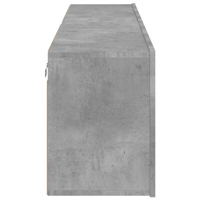 vidaXL TV Cabinets Wall-mounted 2 pcs Concrete Grey 80x30x41 cm