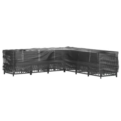 vidaXL L-Shaped Garden Furniture Covers 2 pcs 20 Eyelets 300x300x70 cm
