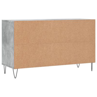 vidaXL Shoe Cabinet Concrete Grey 102x36x60 cm Engineered Wood