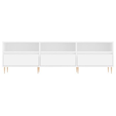 vidaXL TV Cabinet White 150x30x44.5 cm Engineered Wood