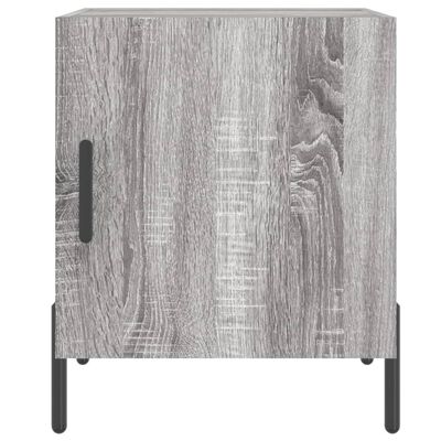 vidaXL Bedside Cabinet Grey Sonoma 40x40x50 cm Engineered Wood