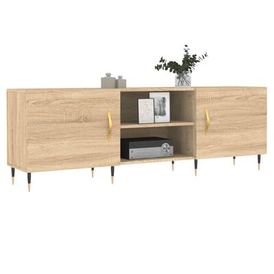 vidaXL TV Cabinet Sonoma Oak 150x30x50 cm Engineered Wood