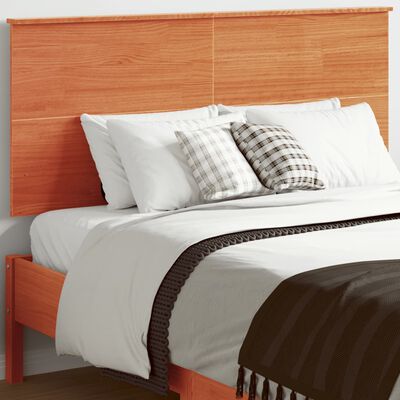 vidaXL Headboard Wax Brown 135 cm Solid Wood Pine