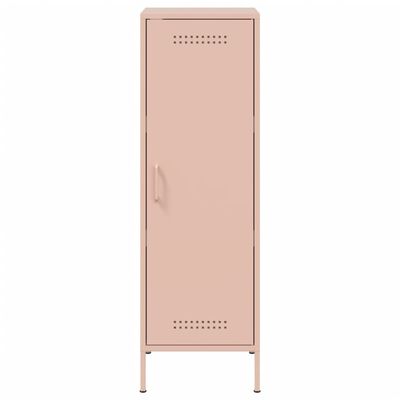 vidaXL Highboard Pink 36x39x113 cm Steel