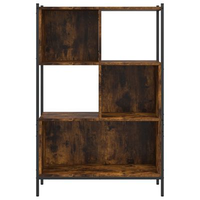 vidaXL Bookcase Smoked Oak 72x28x109 cm Engineered Wood