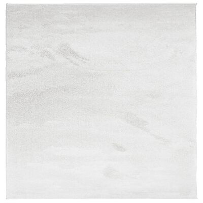 vidaXL Rug OVIEDO Short Pile Grey 160x160 cm