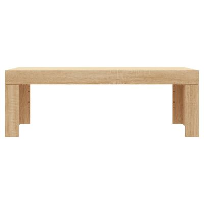 vidaXL Coffee Table Sonoma Oak 102x50x36 cm Engineered Wood