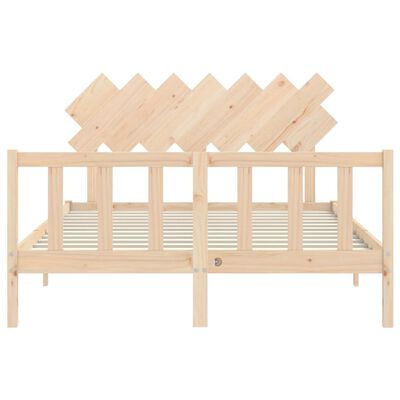 vidaXL Bed Frame without Mattress 140x200 cm Solid Wood Pine