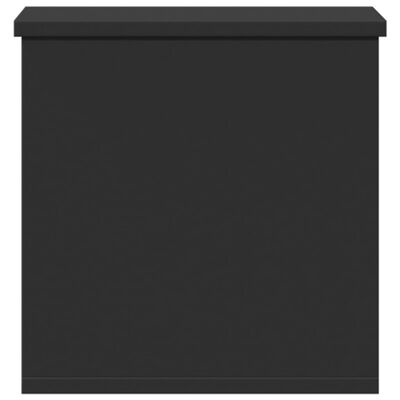 vidaXL Storage Box Black 30x35x35 cm Engineered Wood