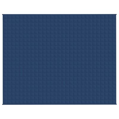 vidaXL Weighted Blanket Blue 235x290 cm 11 kg Fabric