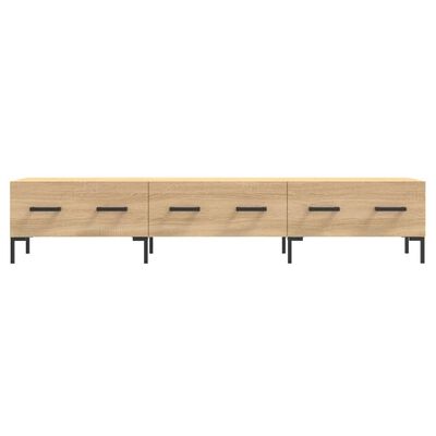 vidaXL TV Cabinet Sonoma Oak 150x36x30 cm Engineered Wood