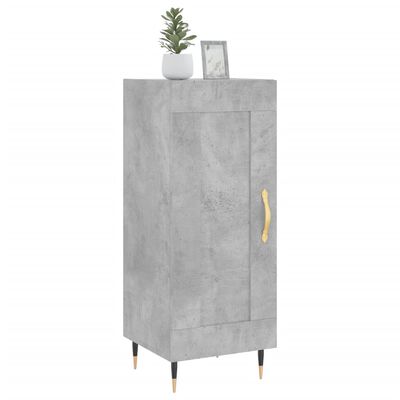 vidaXL Sideboard Concrete Grey 34.5x34x90 cm Engineered Wood