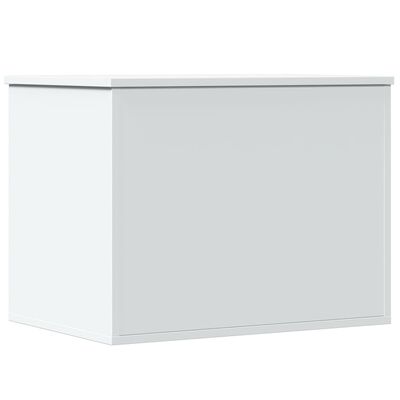 vidaXL Storage Box White 60x42x46 cm Engineered Wood