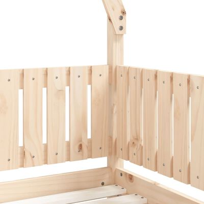 vidaXL Kids Bed Frame 70x140 cm Solid Wood Pine