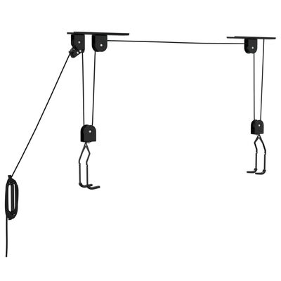 vidaXL Bike Hoists with Ceiling Mount 2 pcs 20 kg