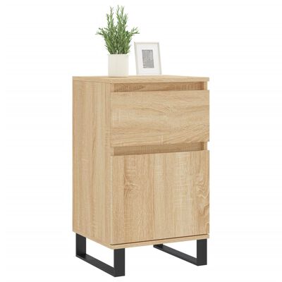 vidaXL Sideboards 2 pcs Sonoma Oak 40x35x70 cm Engineered Wood