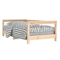 vidaXL Kids Bed Frame 70x140 cm Solid Wood Pine