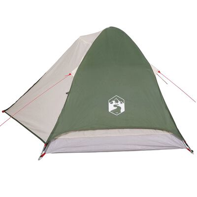 vidaXL Camping Tent Dome 2-Person Green Waterproof