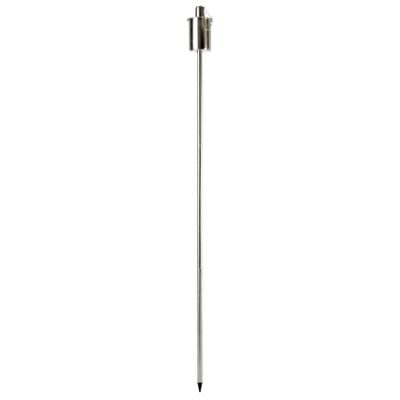 Esschert Design Oil Torch On Pole Stainless Steel