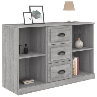 vidaXL Sideboard Grey Sonoma 104.5x35.5x67.5 cm Engineered Wood