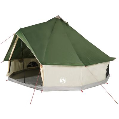 vidaXL Family Tent Tipi 8-Person Green Waterproof