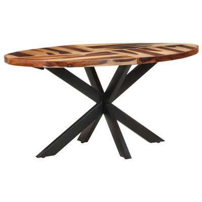 vidaXL Dining Table 160x90x75cm Solid Acacia Wood