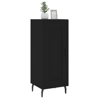 vidaXL Sideboard Black 34.5x34x90 cm Engineered Wood