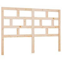 vidaXL Bed Headboard 156x4x100 cm Solid Wood Pine