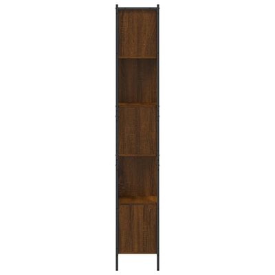 vidaXL Bookcase Brown Oak 72x28x172 cm Engineered Wood