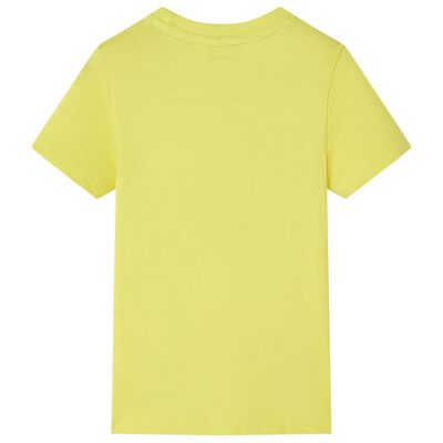 Kids' T-shirt with Short Sleeves Yellow 116