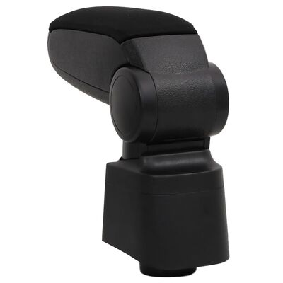 vidaXL Car Armrest Black 12x34x(35-47) cm ABS