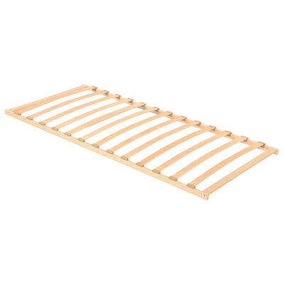 vidaXL Slatted Bed without Mattress Base with 13 Slats 90x200 cm