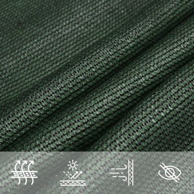 vidaXL Sunshade Sail 160 g/m² Dark Green 3x4x5 m HDPE