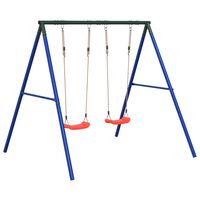 vidaXL Outdoor Swing Set with 2 Swings