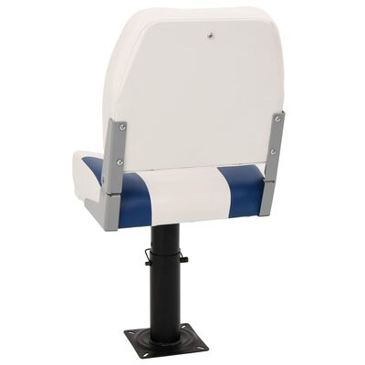 vidaXL Boat Seat with Pedestal Height Adjustable 360° Rotatable