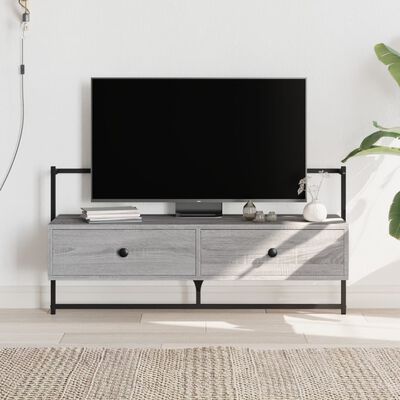 vidaXL TV Cabinet Wall-mounted Grey Sonoma 100.5x30x51 cm Engineered Wood