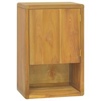 vidaXL Wall-mounted Bathroom Cabinet 45x30x70 cm Solid Wood Teak