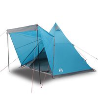 vidaXL Family Tent Tipi 6-Person Blue Waterproof