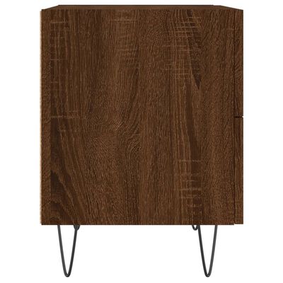 vidaXL Bedside Cabinets 2 pcs Brown Oak 40x35x47.5 cm Engineered Wood