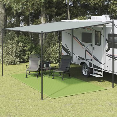 vidaXL Tent Carpet Light Green 250x400 cm HDPE