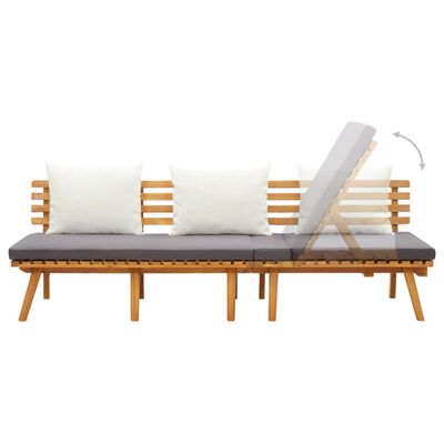 vidaXL Garden Day Bed 200x65 cm Solid Wood Acacia