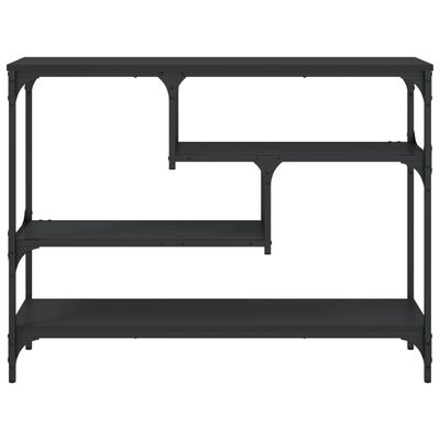 vidaXL Console Table Black 100x30x75 cm Engineered Wood