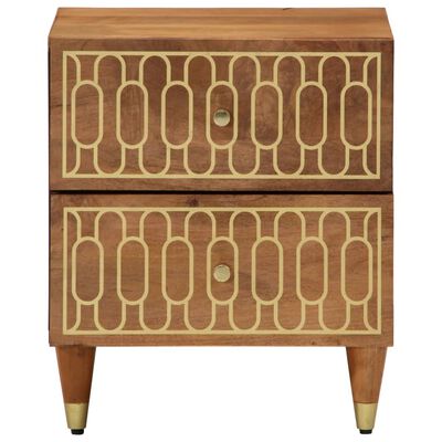 vidaXL Bedside Cabinets 2 pcs 40x33x46 cm Solid Wood Mango