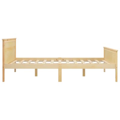 vidaXL Bed Frame without Mattress Solid Wood Pine 120x200 cm