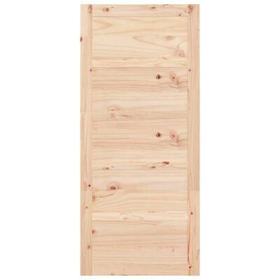 vidaXL Barn Door 90x1.8x204.5 cm Solid Wood Pine