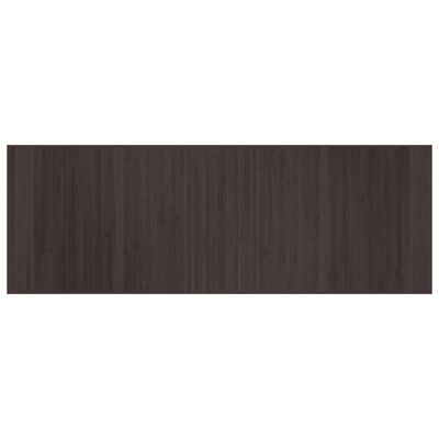 vidaXL Rug Rectangular Dark Brown70x200 cm Bamboo