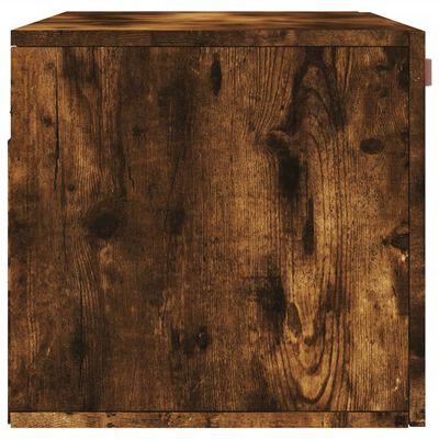 vidaXL Wall Cabinet Smoked Oak 80x36.5x35 cm Engineered Wood