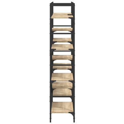 vidaXL Bookshelf Sonoma Oak 160x28.5x136.5 cm Engineered Wood