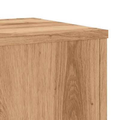 vidaXL Plant Stands 2 pcs Artisan Oak 30x30x70 cm Engineered wood